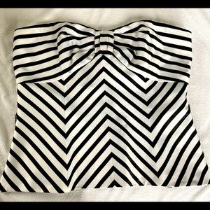 Strapless dressy top